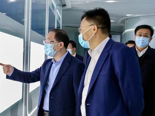 江苏省副省长胡广杰一行赴大宝娱乐药业考察调研